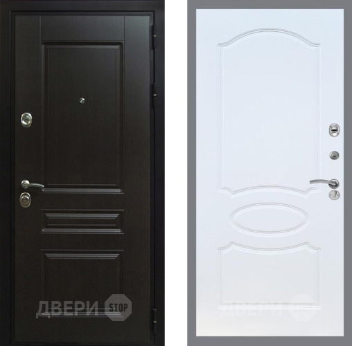 Дверь Рекс (REX) Премиум-Н FL-128 Белый ясень в Наро-Фоминске