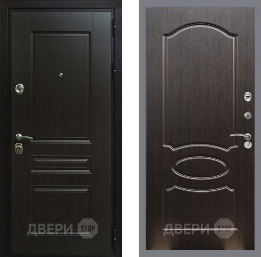 Входная металлическая Дверь Рекс (REX) Премиум-Н FL-128 Венге светлый в Наро-Фоминске