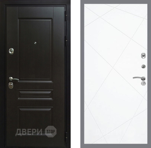 Входная металлическая Дверь Рекс (REX) Премиум-Н FL-291 Силк Сноу в Наро-Фоминске