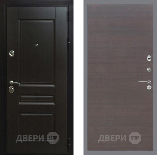 Входная металлическая Дверь Рекс (REX) Премиум-Н GL венге поперечный в Наро-Фоминске
