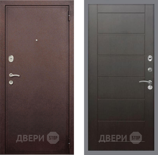 Входная металлическая Дверь Рекс (REX) 2 Медный Антик Сити Венге в Наро-Фоминске
