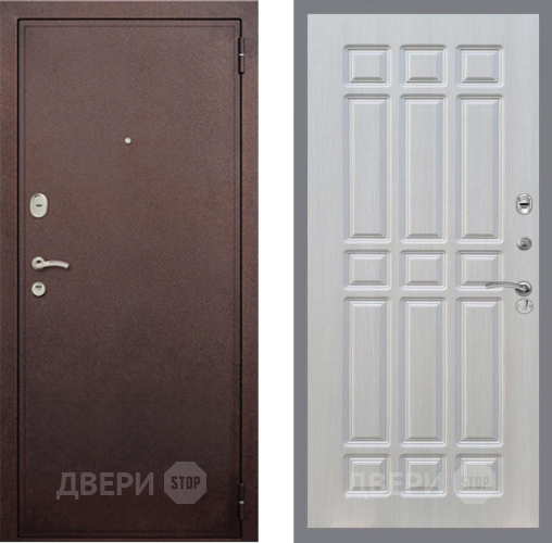 Дверь Рекс (REX) 2 Медный Антик FL-33 Лиственница беж в Наро-Фоминске