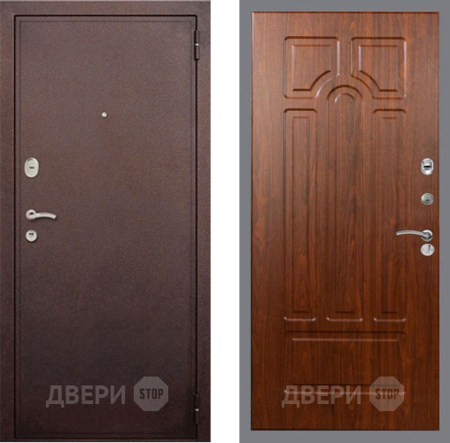 Входная металлическая Дверь Рекс (REX) 2 Медный Антик FL-58 Морёная берёза в Наро-Фоминске