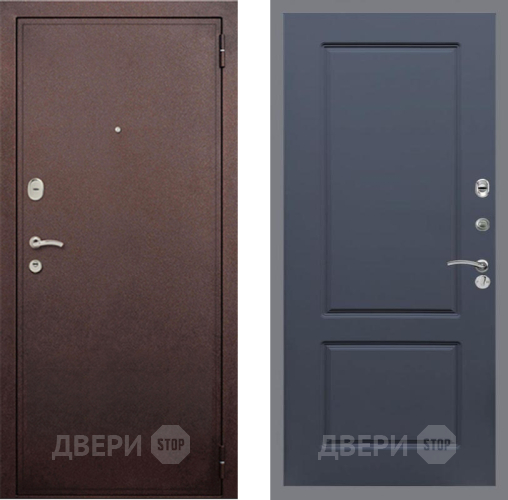 Входная металлическая Дверь Рекс (REX) 2 Медный Антик FL-117 Силк титан в Наро-Фоминске