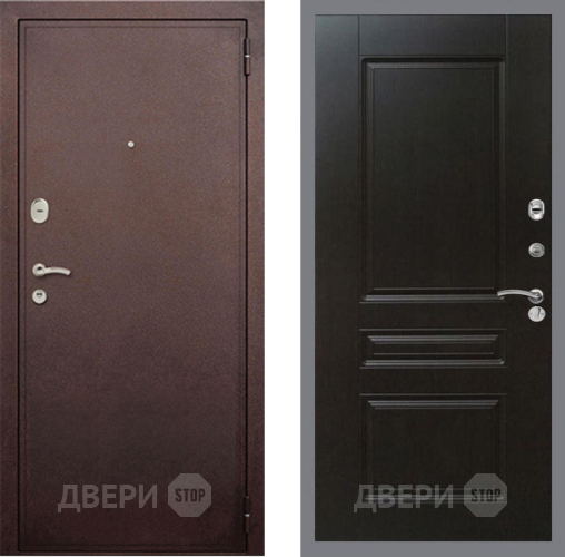 Входная металлическая Дверь Рекс (REX) 2 Медный Антик FL-243 Венге в Наро-Фоминске