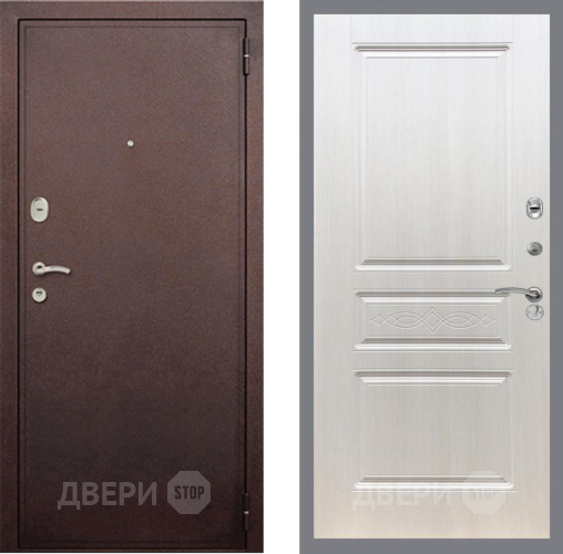 Входная металлическая Дверь Рекс (REX) 2 Медный Антик FL-243 Лиственница беж в Наро-Фоминске