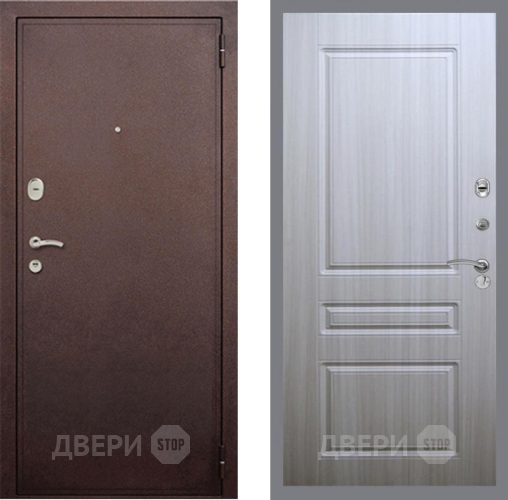 Дверь Рекс (REX) 2 Медный Антик FL-243 Сандал белый в Наро-Фоминске