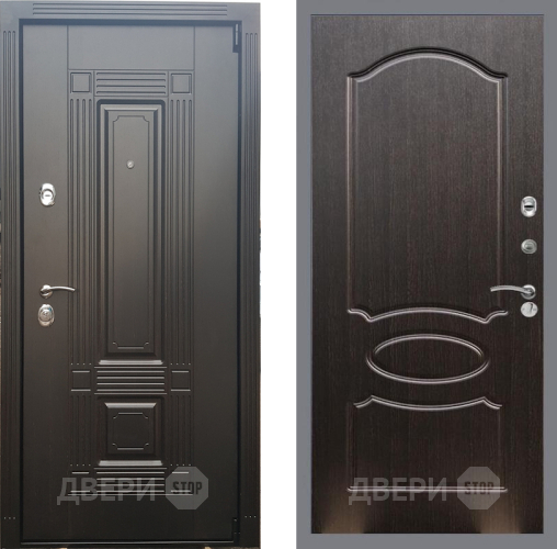 Входная металлическая Дверь Рекс (REX) 9 FL-128 Венге светлый в Наро-Фоминске
