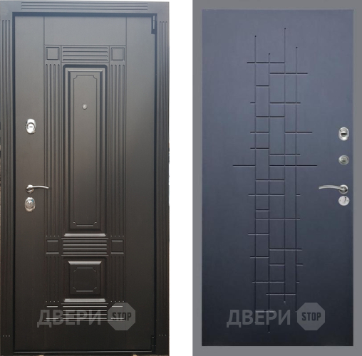 Входная металлическая Дверь Рекс (REX) 9 FL-289 Ясень черный в Наро-Фоминске