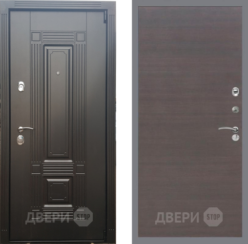 Входная металлическая Дверь Рекс (REX) 9 GL венге поперечный в Наро-Фоминске