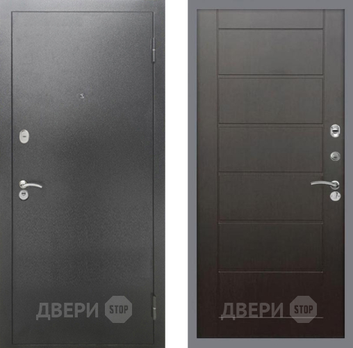 Дверь Рекс (REX) 2А Серебро Антик Сити Венге в Наро-Фоминске