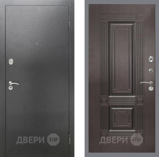 Дверь Рекс (REX) 2А Серебро Антик FL-2 Венге в Наро-Фоминске