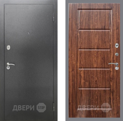 Дверь Рекс (REX) 2А Серебро Антик FL-39 орех тисненый в Наро-Фоминске