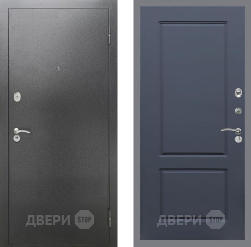 Дверь Рекс (REX) 2А Серебро Антик FL-117 Силк титан в Наро-Фоминске