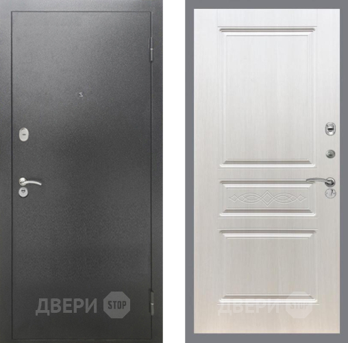 Дверь Рекс (REX) 2А Серебро Антик FL-243 Лиственница беж в Наро-Фоминске