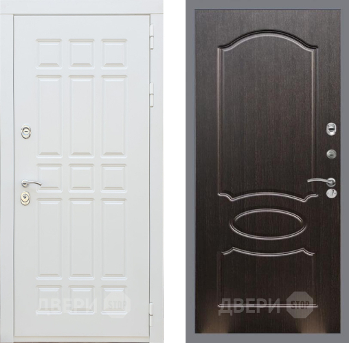 Входная металлическая Дверь Рекс (REX) 8 Силк Сноу FL-128 Венге светлый в Наро-Фоминске