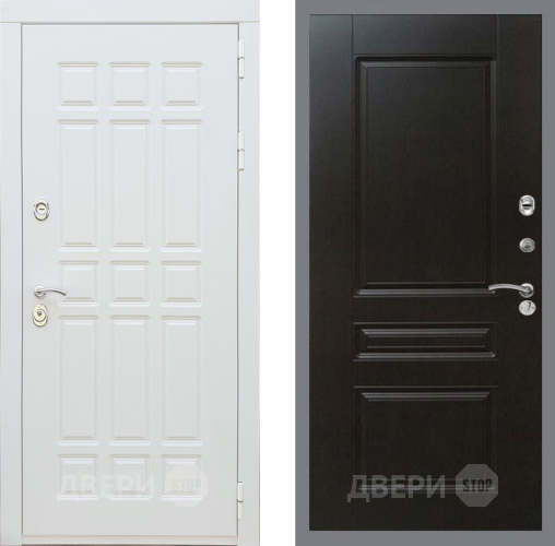 Входная металлическая Дверь Рекс (REX) 8 Силк Сноу FL-243 Венге в Наро-Фоминске