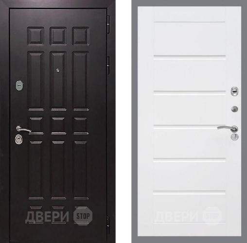 Входная металлическая Дверь Рекс (REX) 8 Сити Белый ясень в Наро-Фоминске