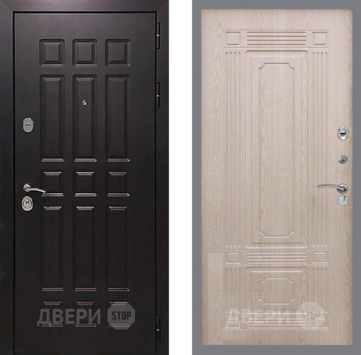 Входная металлическая Дверь Рекс (REX) 8 FL-2 Беленый дуб в Наро-Фоминске