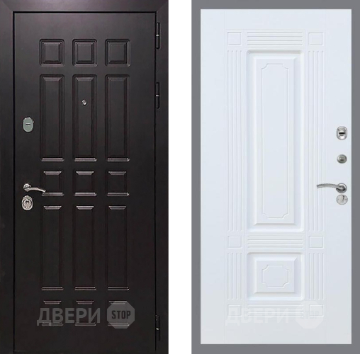 Входная металлическая Дверь Рекс (REX) 8 FL-2 Силк Сноу в Наро-Фоминске