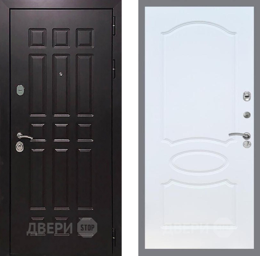 Входная металлическая Дверь Рекс (REX) 8 FL-128 Белый ясень в Наро-Фоминске