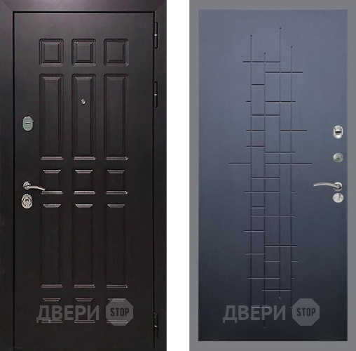Входная металлическая Дверь Рекс (REX) 8 FL-289 Ясень черный в Наро-Фоминске