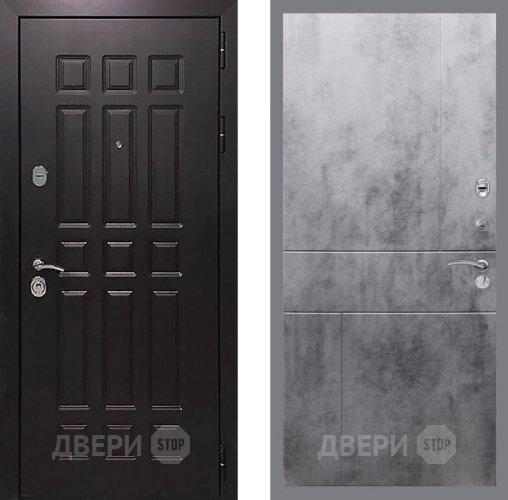Входная металлическая Дверь Рекс (REX) 8 FL-290 Бетон темный в Наро-Фоминске