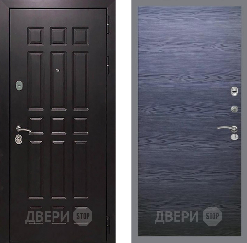 Входная металлическая Дверь Рекс (REX) 8 GL Дуб тангенальный черный в Наро-Фоминске