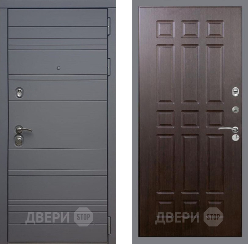 Входная металлическая Дверь Рекс (REX) 14 силк титан FL-33 Венге в Наро-Фоминске