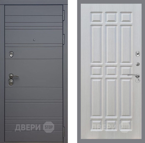 Входная металлическая Дверь Рекс (REX) 14 силк титан FL-33 Лиственница беж в Наро-Фоминске