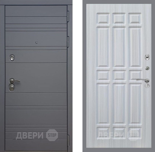 Входная металлическая Дверь Рекс (REX) 14 силк титан FL-33 Сандал белый в Наро-Фоминске