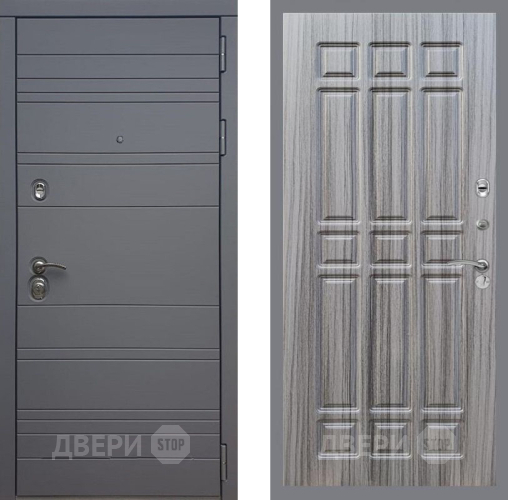 Входная металлическая Дверь Рекс (REX) 14 силк титан FL-33 Сандал грей в Наро-Фоминске