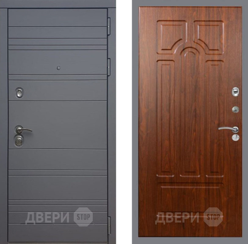Входная металлическая Дверь Рекс (REX) 14 силк титан FL-58 Морёная берёза в Наро-Фоминске