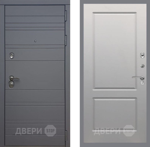Входная металлическая Дверь Рекс (REX) 14 силк титан FL-117 Грей софт в Наро-Фоминске