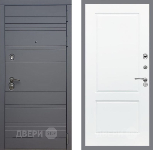 Входная металлическая Дверь Рекс (REX) 14 силк титан FL-117 Силк Сноу в Наро-Фоминске