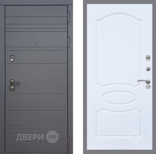 Дверь Рекс (REX) 14 силк титан FL-128 Силк Сноу в Наро-Фоминске