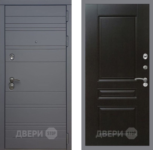 Входная металлическая Дверь Рекс (REX) 14 силк титан FL-243 Венге в Наро-Фоминске