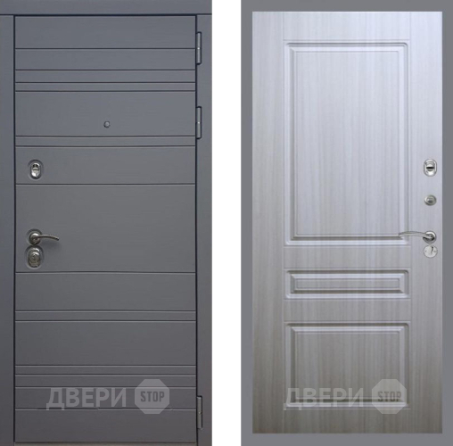 Входная металлическая Дверь Рекс (REX) 14 силк титан FL-243 Сандал белый в Наро-Фоминске