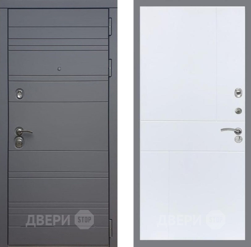 Входная металлическая Дверь Рекс (REX) 14 силк титан FL-290 Силк Сноу в Наро-Фоминске