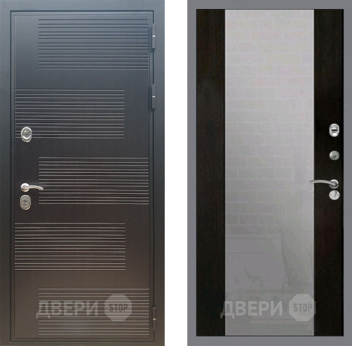Входная металлическая Дверь Рекс (REX) премиум 185 СБ-16 Зеркало Венге в Наро-Фоминске
