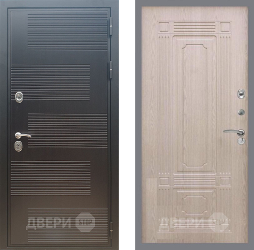 Входная металлическая Дверь Рекс (REX) премиум 185 FL-2 Беленый дуб в Наро-Фоминске