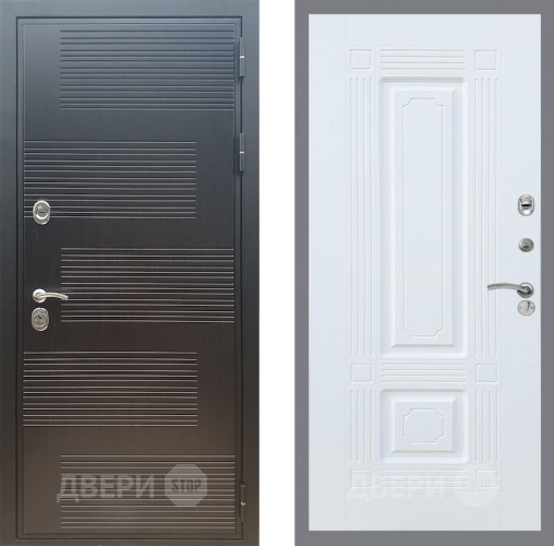 Входная металлическая Дверь Рекс (REX) премиум 185 FL-2 Силк Сноу в Наро-Фоминске