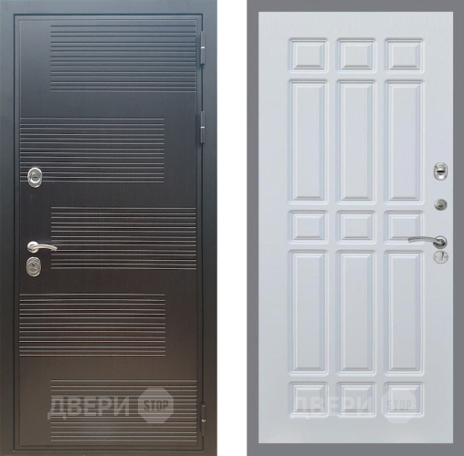 Входная металлическая Дверь Рекс (REX) премиум 185 FL-33 Белый ясень в Наро-Фоминске