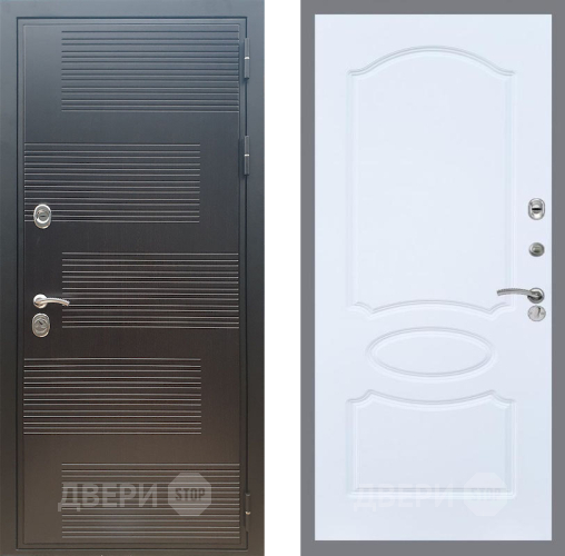 Входная металлическая Дверь Рекс (REX) премиум 185 FL-128 Силк Сноу в Наро-Фоминске