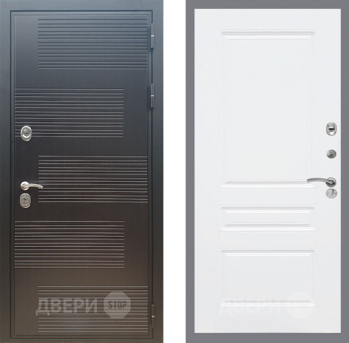 Входная металлическая Дверь Рекс (REX) премиум 185 FL-243 Силк Сноу в Наро-Фоминске