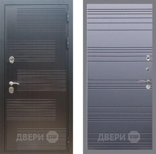Входная металлическая Дверь Рекс (REX) премиум 185 Line Силк титан в Наро-Фоминске