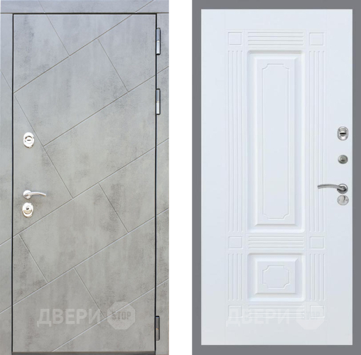 Входная металлическая Дверь Рекс (REX) 22 FL-2 Силк Сноу в Наро-Фоминске