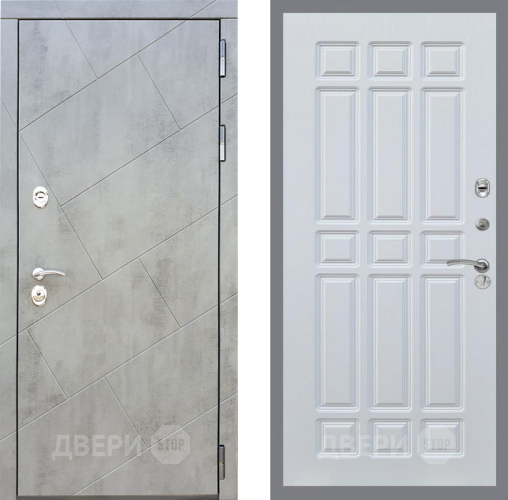 Входная металлическая Дверь Рекс (REX) 22 FL-33 Белый ясень в Наро-Фоминске