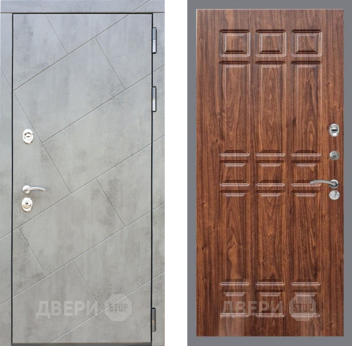 Дверь Рекс (REX) 22 FL-33 орех тисненый в Наро-Фоминске