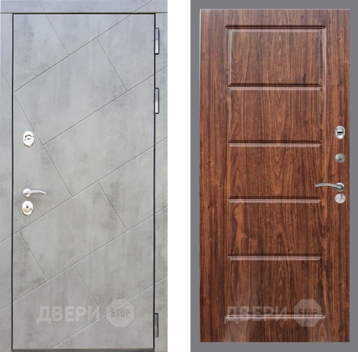 Входная металлическая Дверь Рекс (REX) 22 FL-39 орех тисненый в Наро-Фоминске